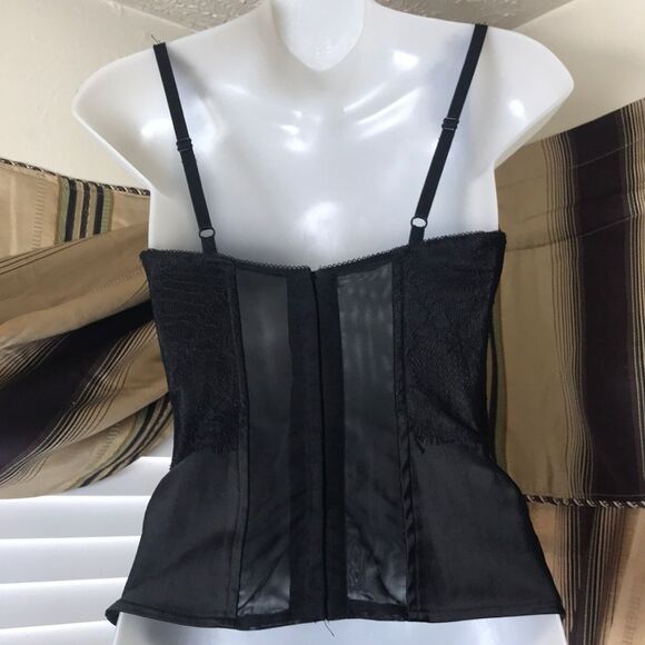 Corset Style Black Top | Guess - Picture 5 of 9